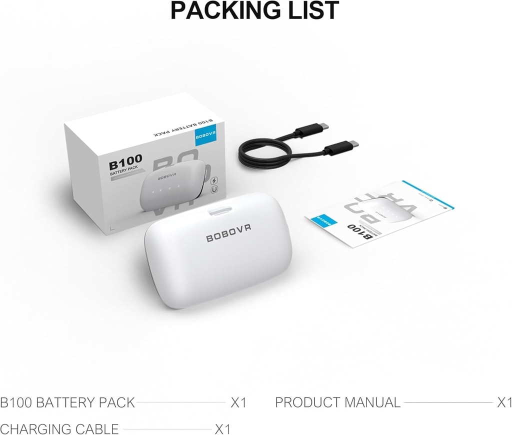 BOBOVR B100 Batería de 10.000mAh (S3/E3)