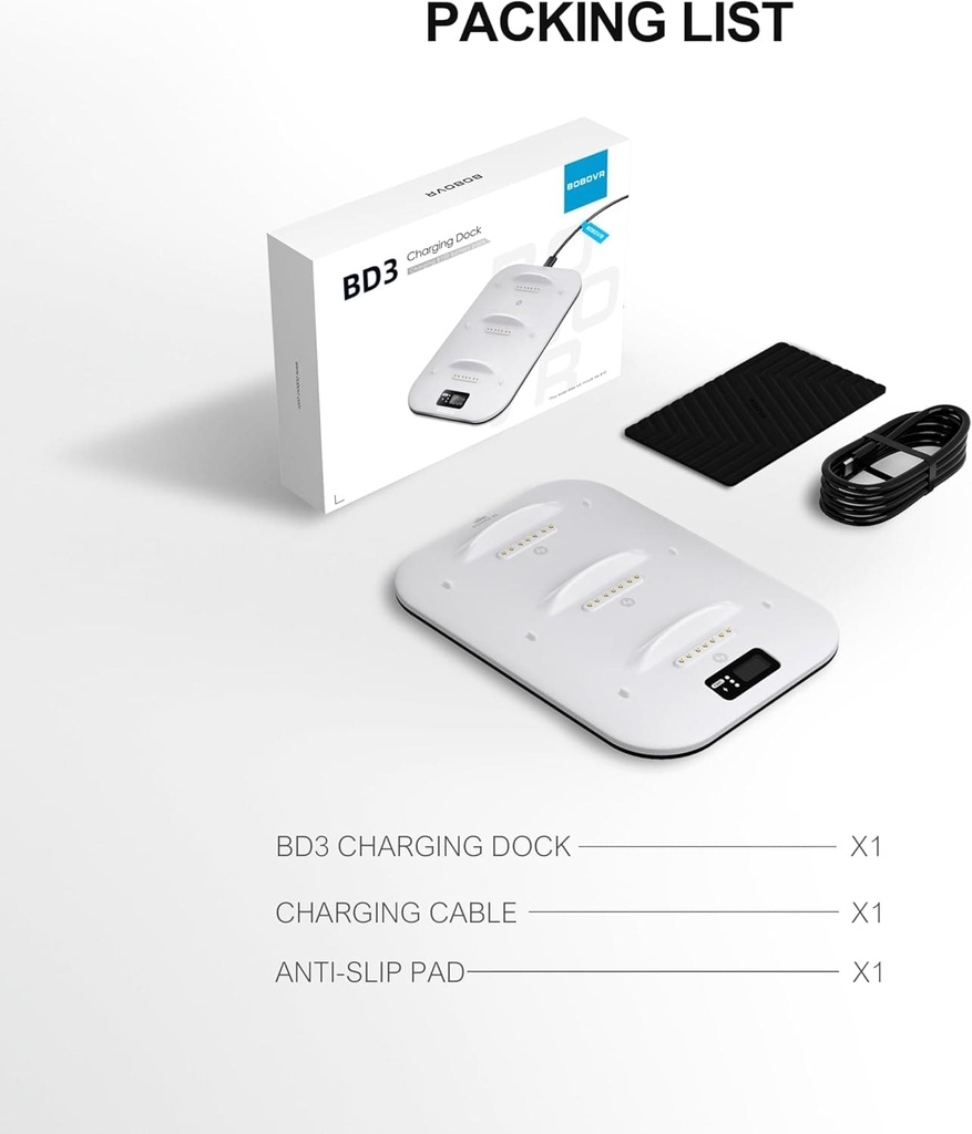 BOBOVR Base de carga BD3 (B100)