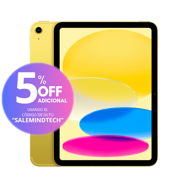 iPad 10.9" (10a gen.) 2022 / 256 GB / Amarillo / WiFi