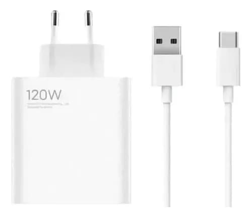 Xiaomi Cargador 120W White Gan USB-A + Cable USB-C