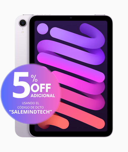 [195949730573] Apple Ipad Mini (2024) - 256 GB / Púrpura / WiFi