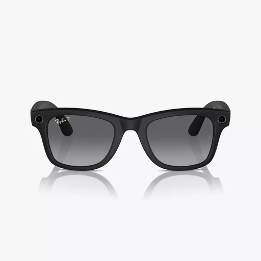 Ray-Ban | Meta Wayfarer - Negro Mate / Grafito Degradado / Estandar
