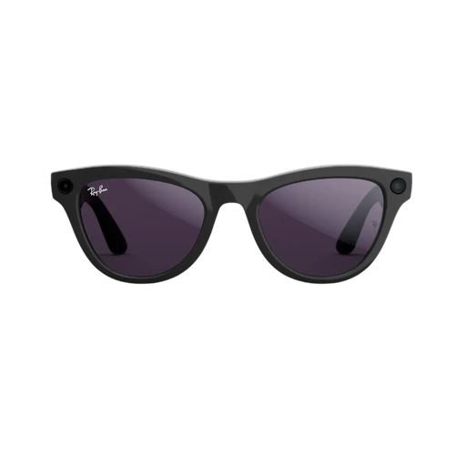 Ray-Ban Meta Skyler - Negro brillante / Transiciones transparentes a amatista / Estandar