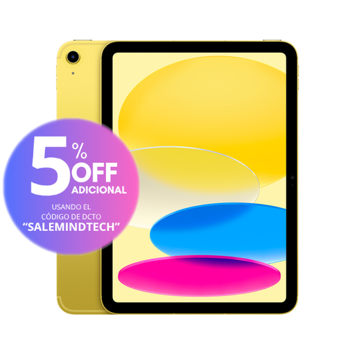 [194253390145] iPad 10.9" (10a gen.) 2022 / 256 GB / Amarillo / WiFi