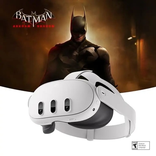 Meta Quest 3 Blanco 512GB 4K S3A/V6P/S2Y/ Batman: Arkham Shadow