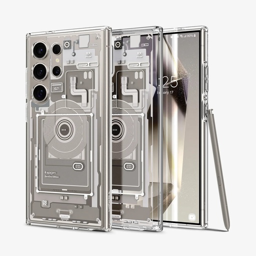 Spigen Case Ultra Hybrid Zero One natural Titanium S24 Ultra